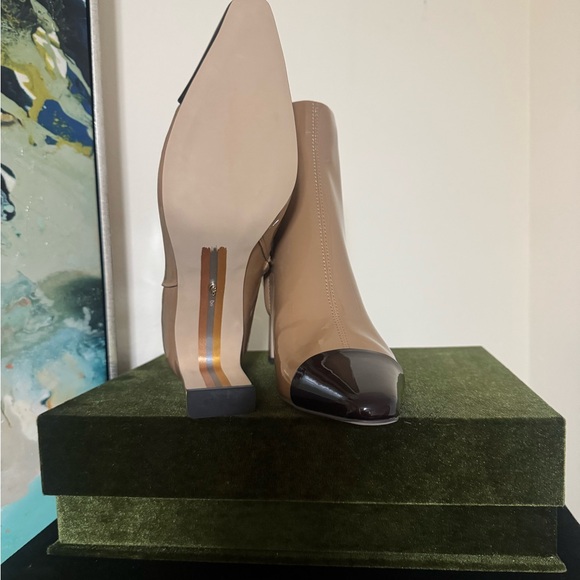 Sam Edelman Tan and Brown Ankle Boots / NIB - Picture 3 of 11